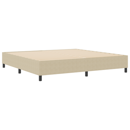 Box Spring Seng Grågrøn 200 X 200 Cm Corduroy Stof