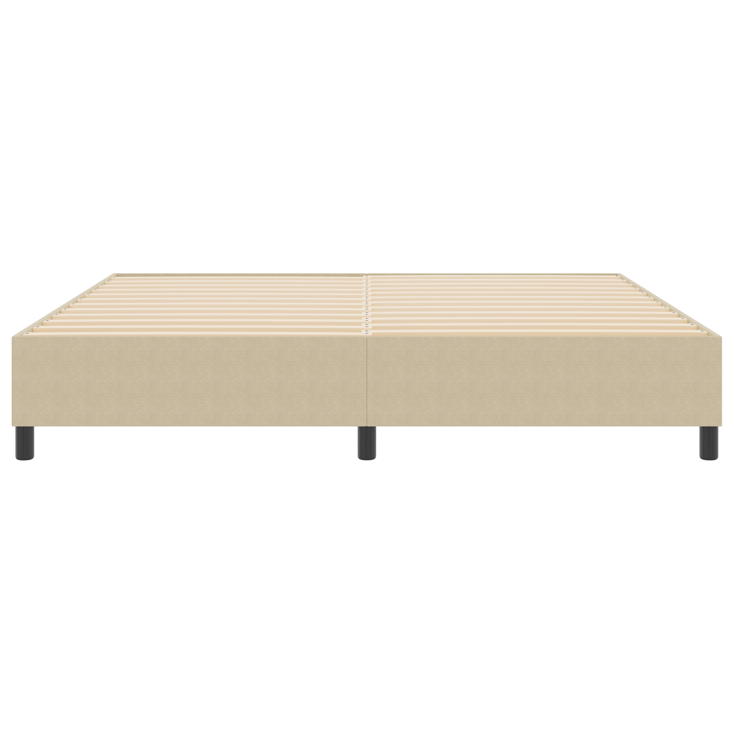Box Spring Seng Grågrøn 200 X 200 Cm Corduroy Stof