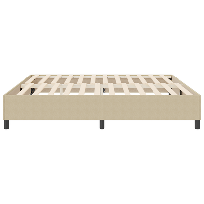 Box Spring Seng Grågrøn 200 X 200 Cm Corduroy Stof