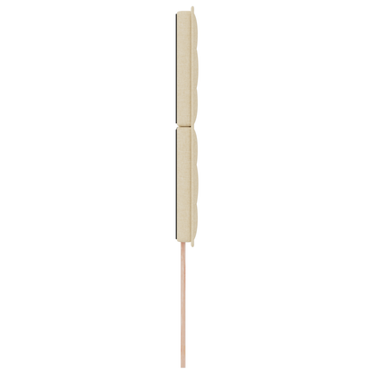 Sengegavl Linjer Design Creme 100 Cm Stof