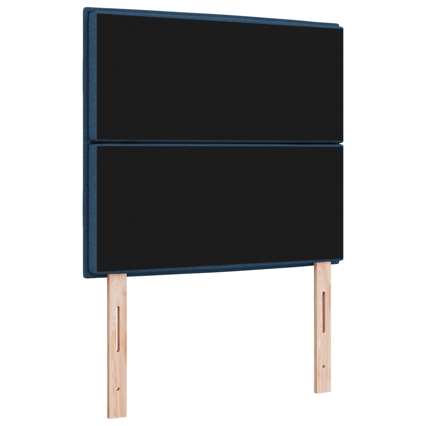 Sengegavl Linjer Design Blå 100 Cm Stof