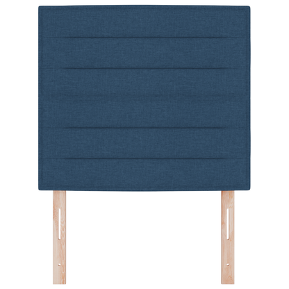 Sengegavl Linjer Design Blå 100 Cm Stof