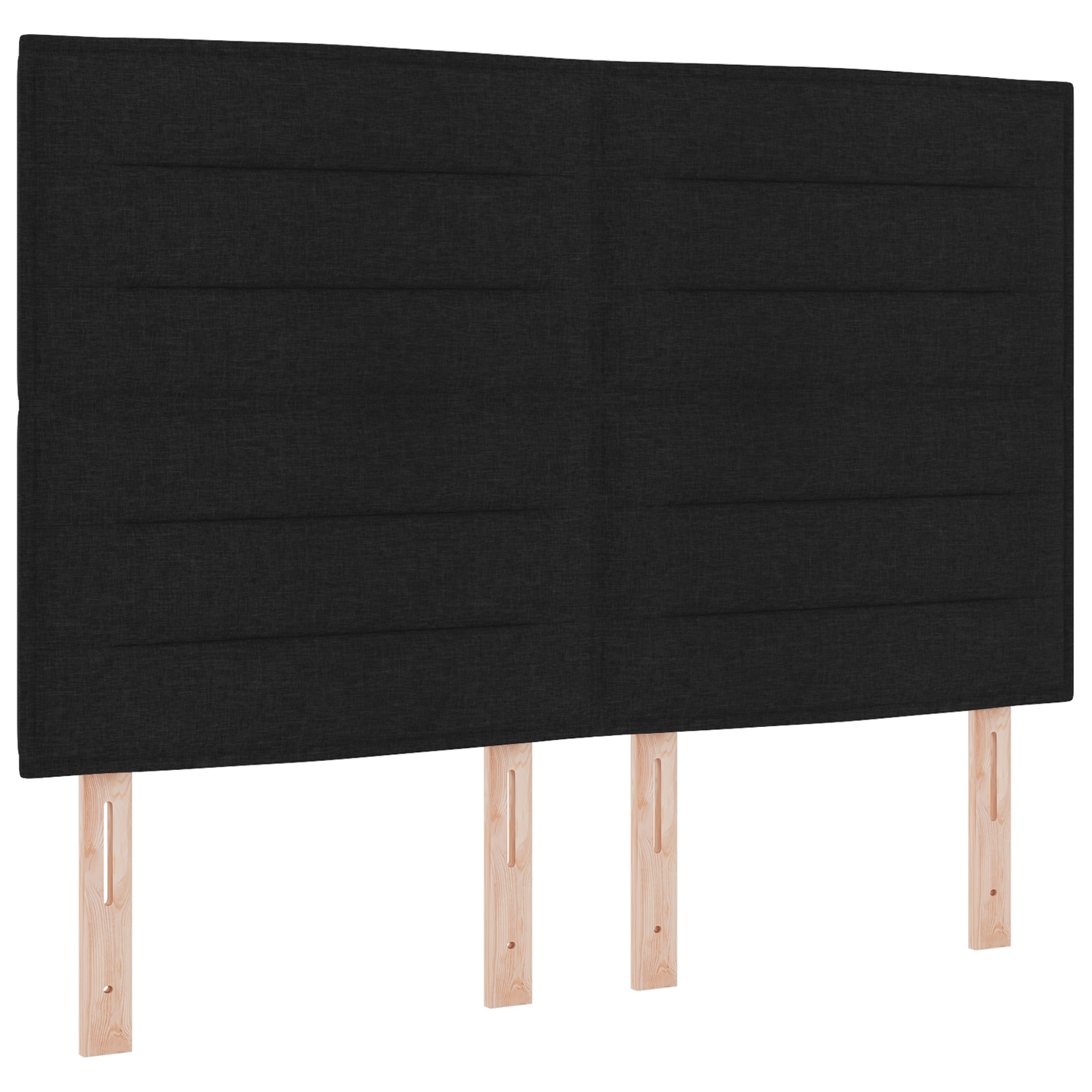 Senggavl Linje Design Sort 160 Cm Stof