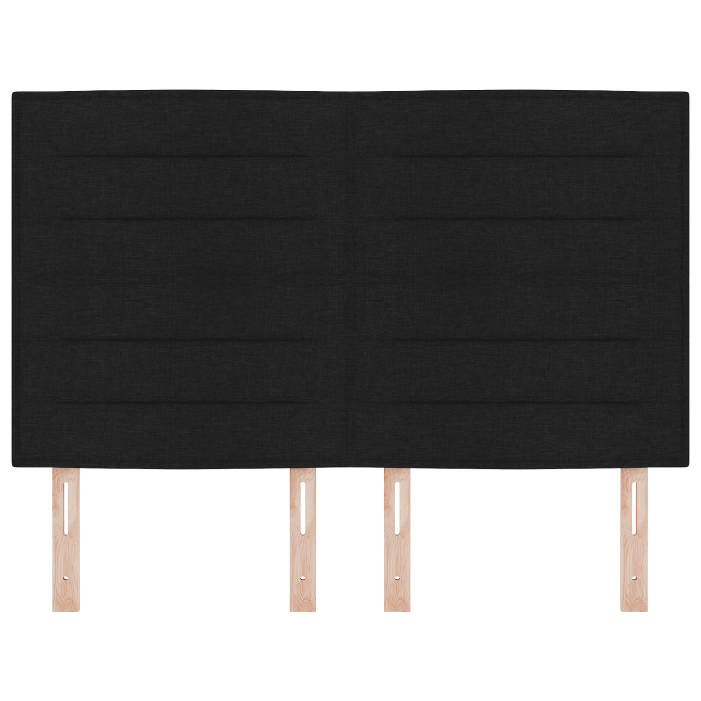 Senggavl Linje Design Sort 160 Cm Stof