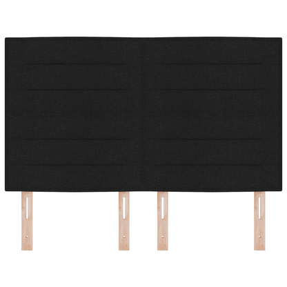 Senggavl Linje Design Sort 160 Cm Stof