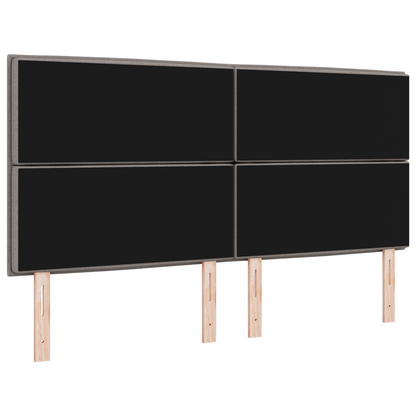 Sengegavl Linier Design Taupe 180 Cm Stof