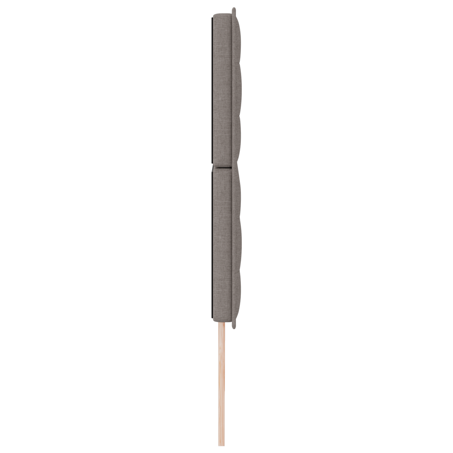 Sengegavl Linier Design Taupe 180 Cm Stof