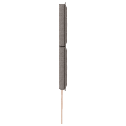 Sengegavl Linier Design Taupe 180 Cm Stof
