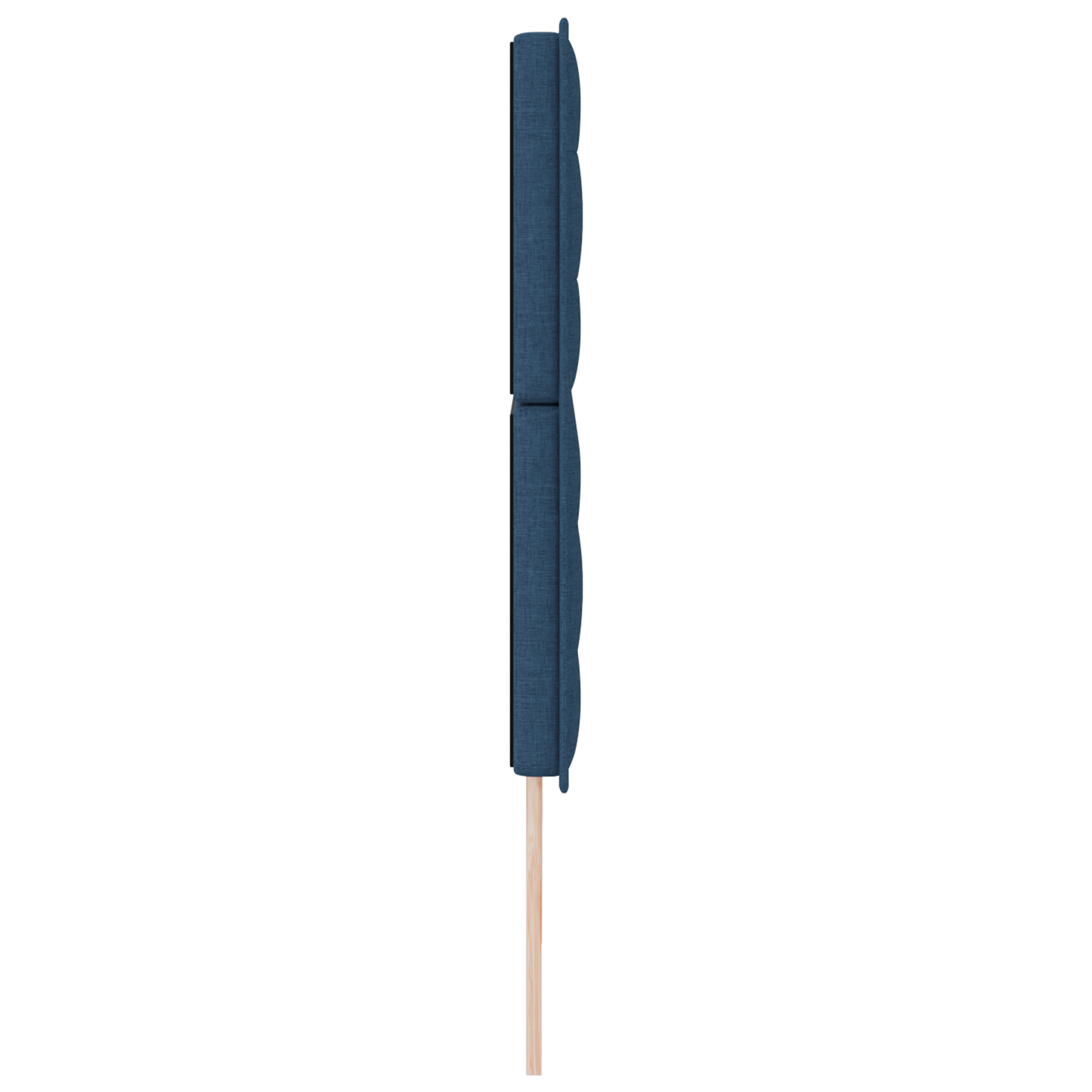 Sengegavl Linjer Design Blå 180 Cm Stof
