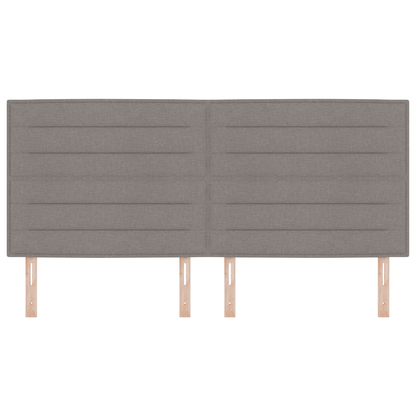 Sengegavl Linje Design Taupe 200 Cm Stof