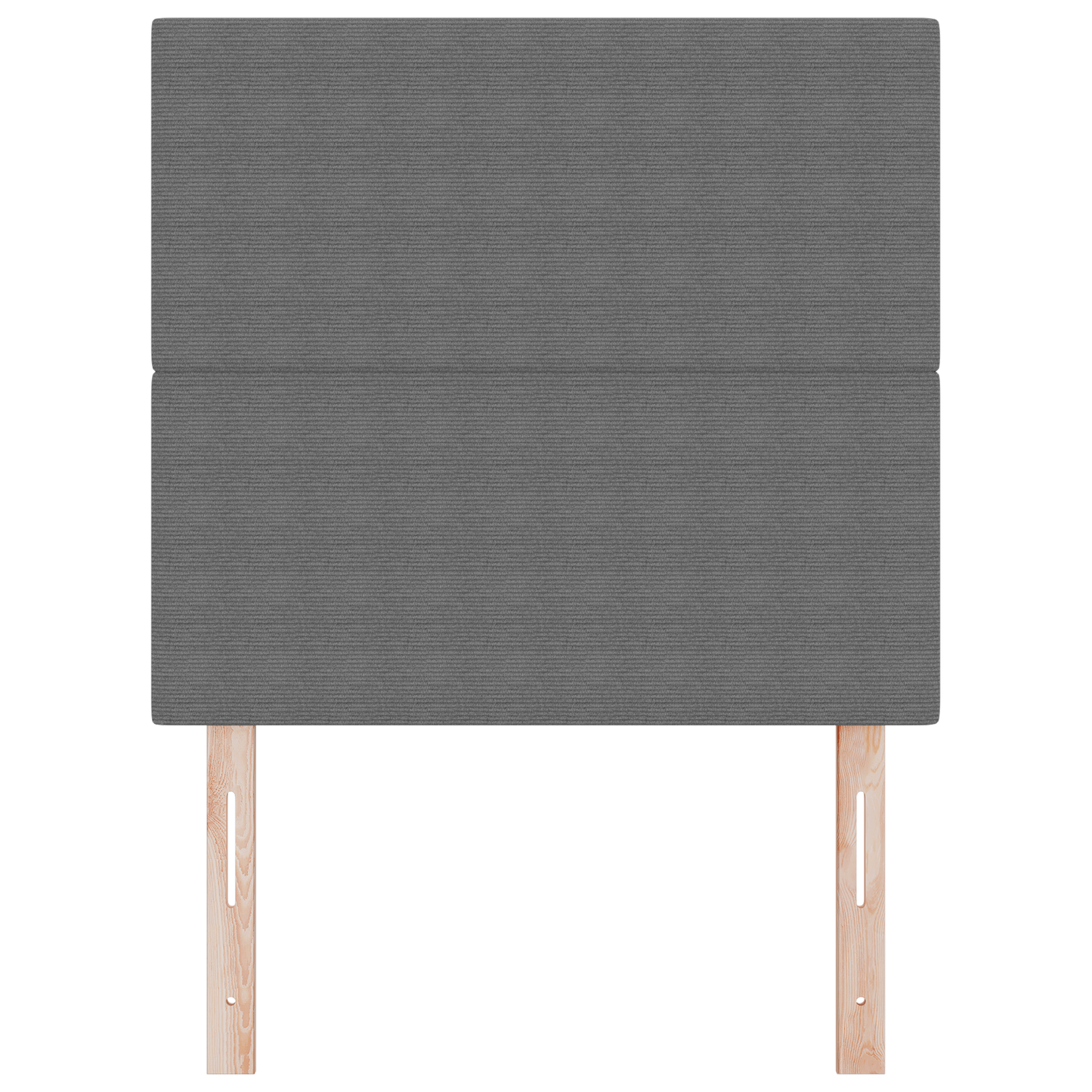 Sengegavl Enkel Design Lysegrå 80 Cm Corduroy Stof