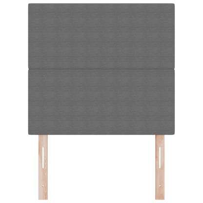 Sengegavl Enkel Design Lysegrå 80 Cm Corduroy Stof
