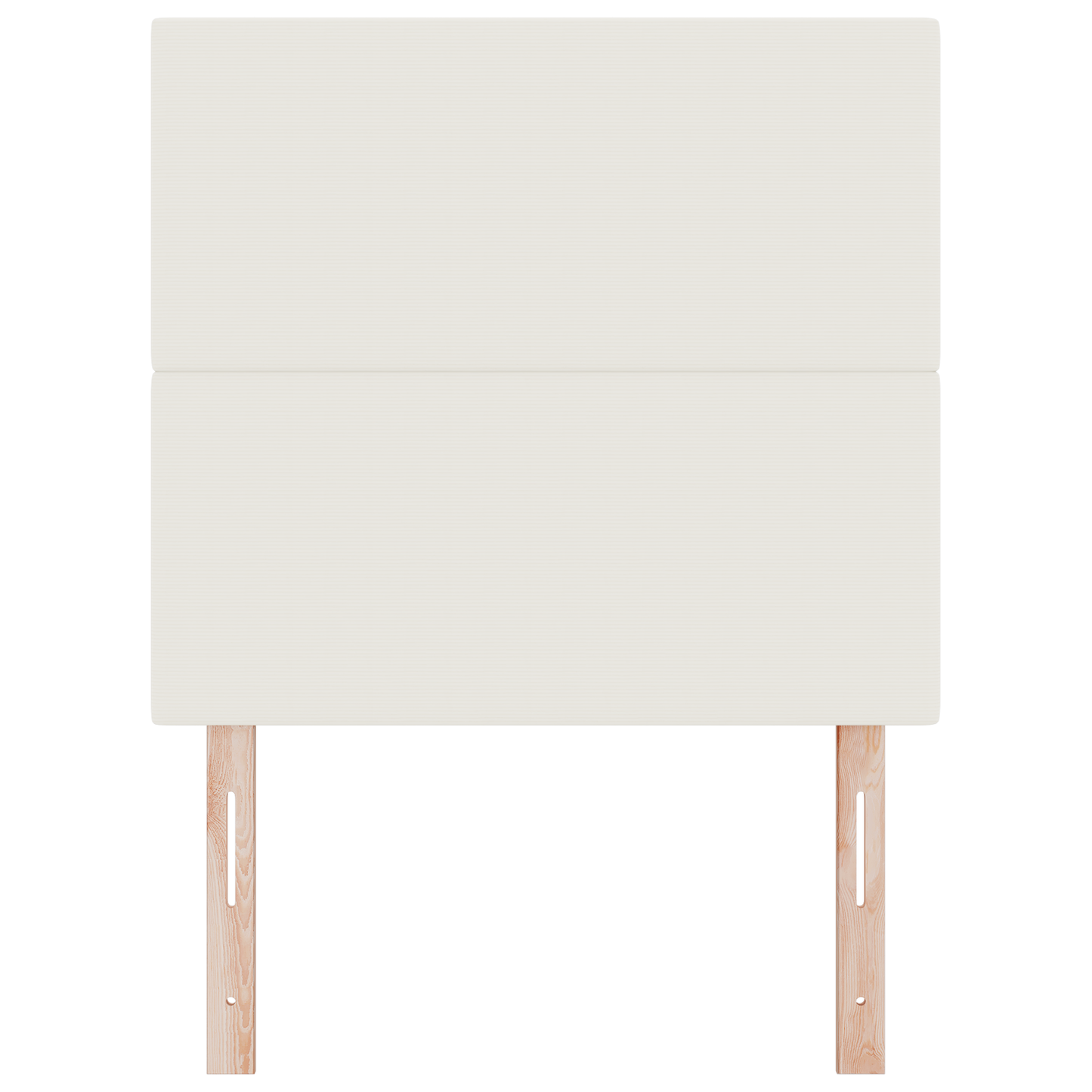 Hovedgærde Enkel Design Creme 80 Cm Corduroy Stof