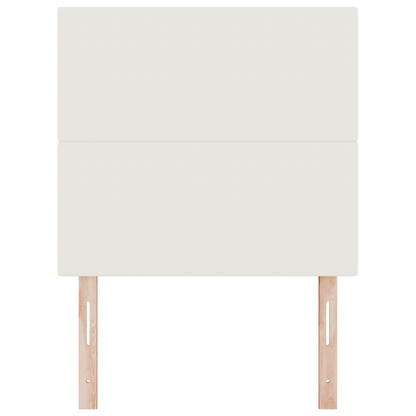 Hovedgærde Enkel Design Creme 80 Cm Corduroy Stof