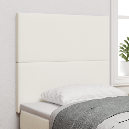 Hovedgærde Enkel Design Creme 80 Cm Corduroy Stof