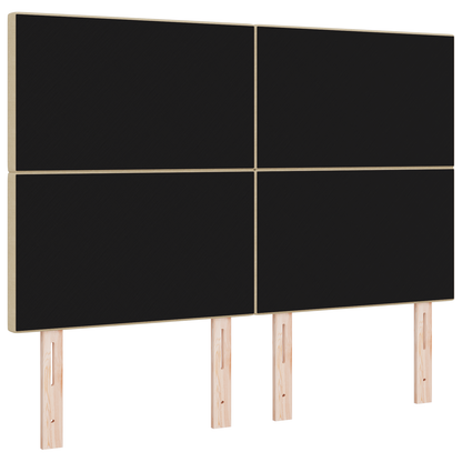 Hovedgærde Enkel Design Lys Grøn Grå 140 Cm Cordfløjl
