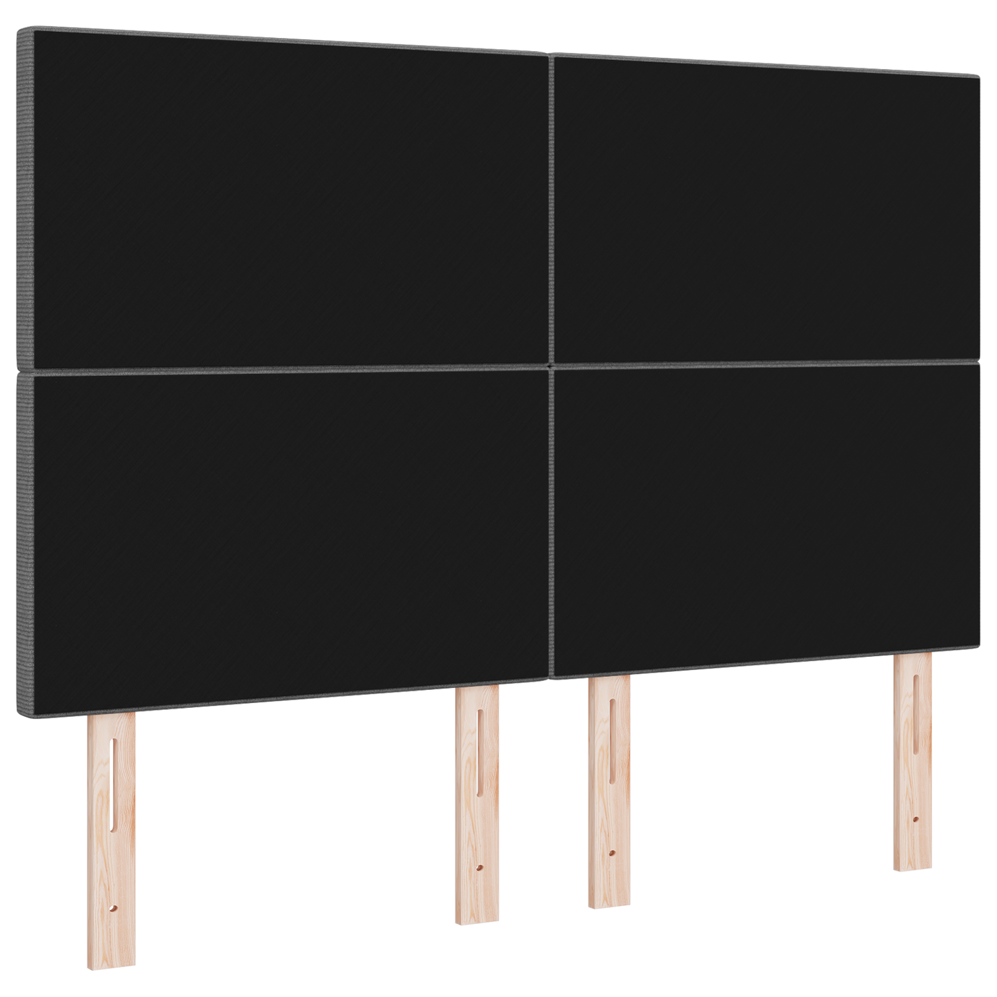 Sengegavl Enkel Design Lys Grå 160 Cm Corduroy Stof