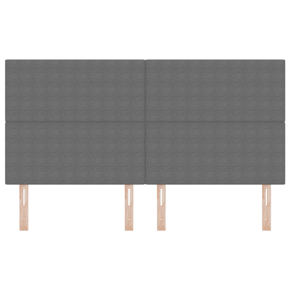 Senggavl Enkel Design Lysegrå 180 Cm Corduroy Stof