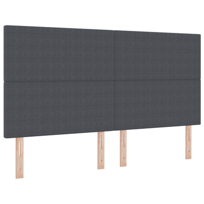 Senggavl Enkel Design Mørkegrå 180 Cm Corduroy Stof