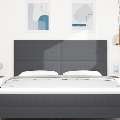 Senggavl Enkel Design Mørkegrå 180 Cm Corduroy Stof