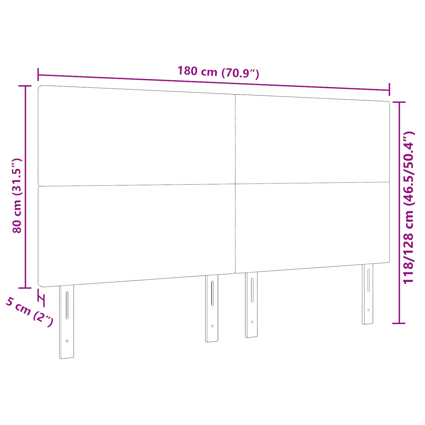 Senggavl Enkel Design Creme 180 Cm Cordfløjl