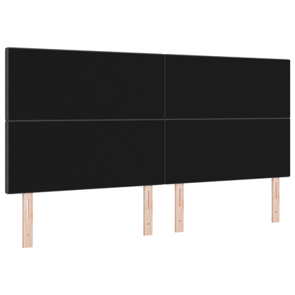 Sengegavl Enkel Design Mørkegrå 200 Cm Cordurojstof