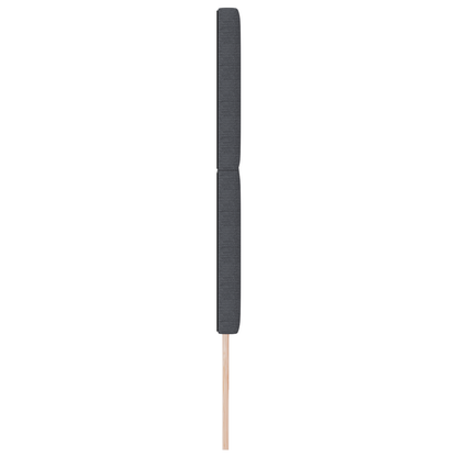 Sengegavl Enkel Design Mørkegrå 200 Cm Cordurojstof