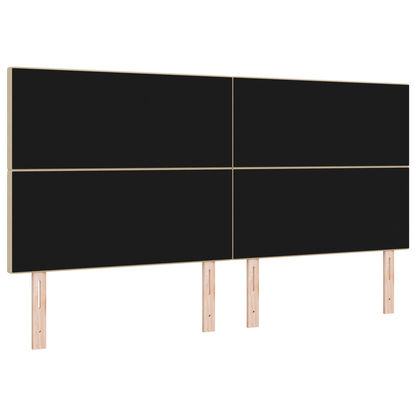 Sengegavl Enkel Design Lys Grågrøn 200 Cm Cordfløjl