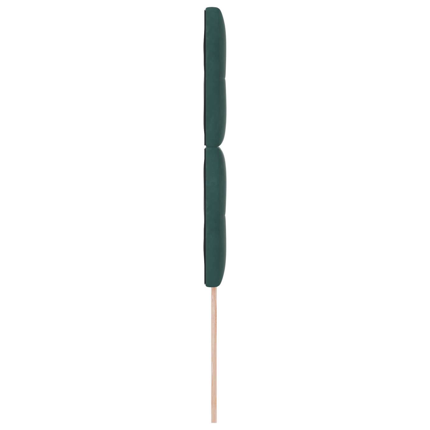 Sengegavl Knappet Mørkegrøn 80 Cm Fløjl
