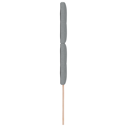 Sengegavl Knappet Lysegrå 90 Cm Stof