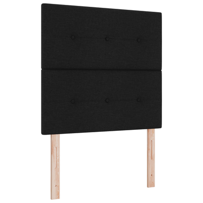Hovedgavl Med Knapper Sort 90 Cm Stof