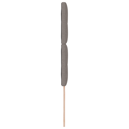 Sengegavl Med Knapper Taupe 90 Cm Stof