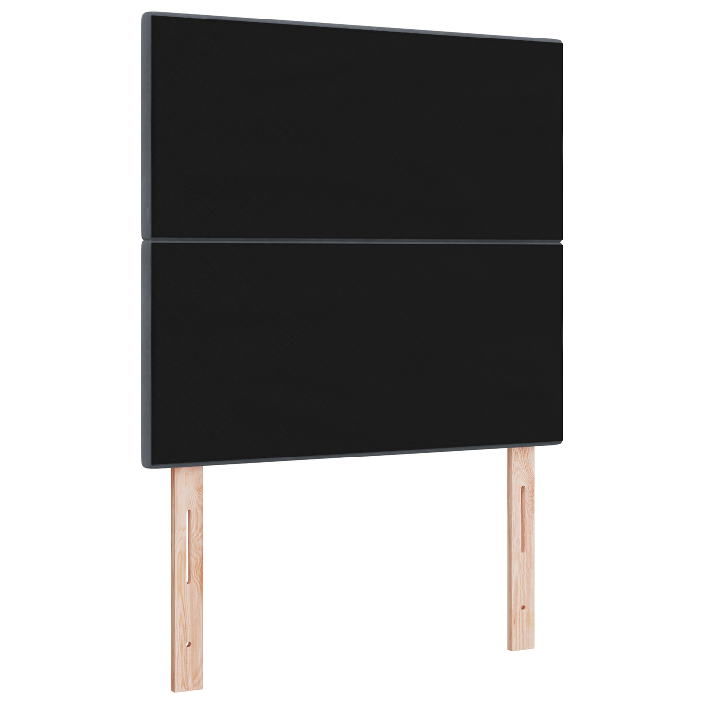 Sengegavl Med Knapper, Mørkegrå, 90 Cm, Fløjl