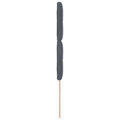 Sengegavl Med Knapper, Mørkegrå, 90 Cm, Fløjl