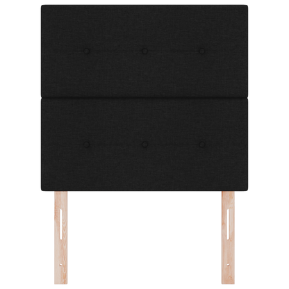 Hovedgavl Med Knapper Sort 100 Cm Stof