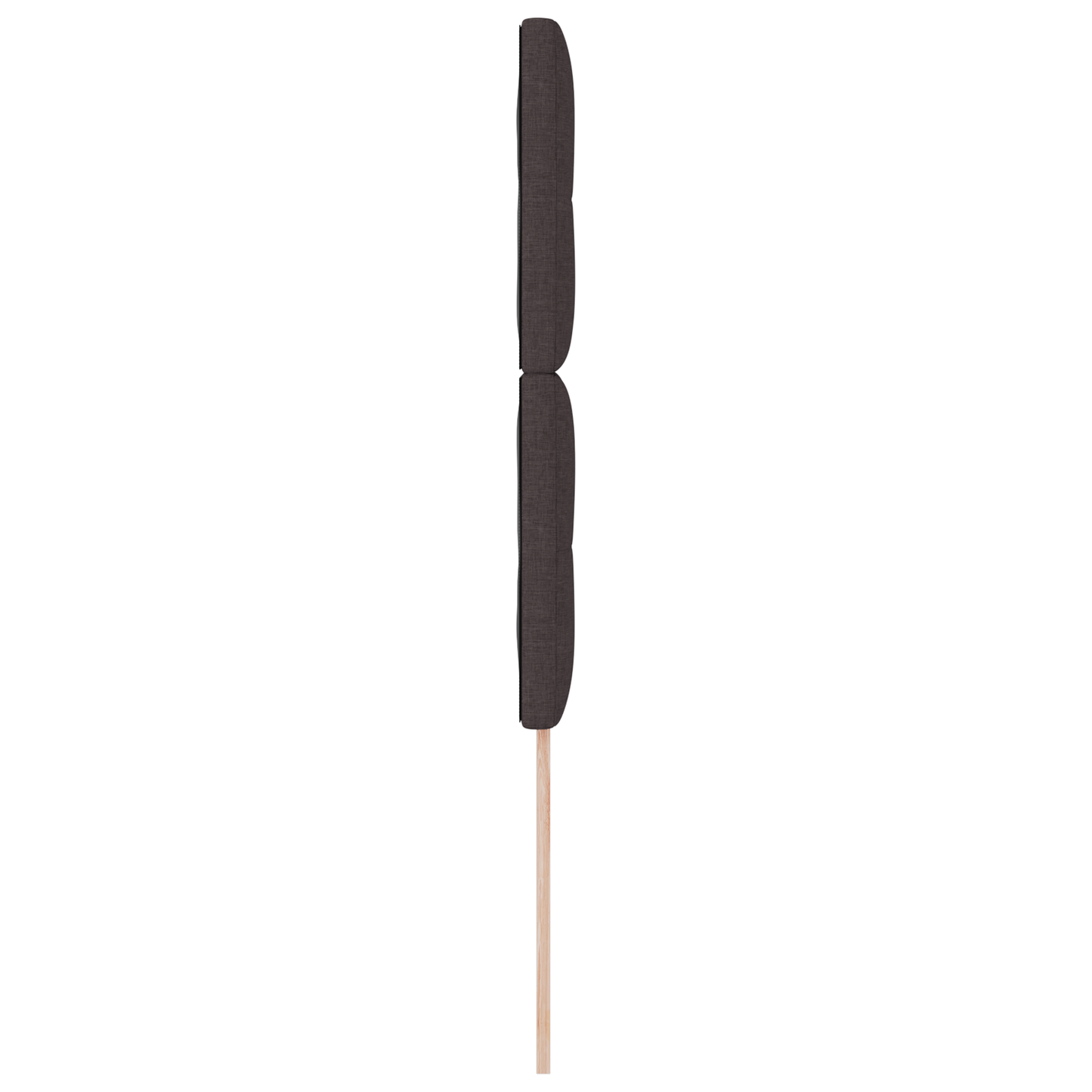 Sengegavl Knappet Mørkebrun 100 Cm Stof