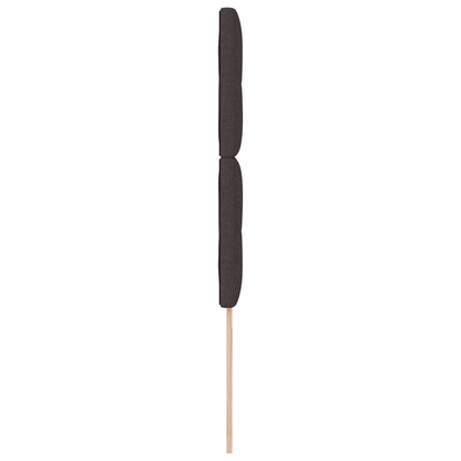 Sengegavl Knappet Mørkebrun 100 Cm Stof