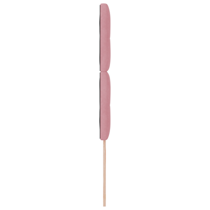 Hovedgærde Med Knapper Fløjl Pink 100 Cm