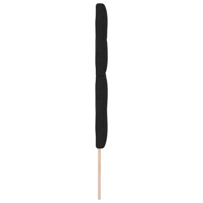 Sengegavl Knap Tuftet Sort 140 Cm Stof