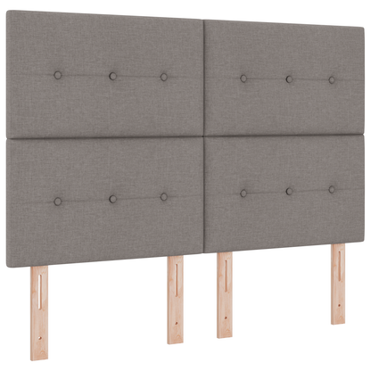 Hovedgavl Knapper Tufted Taupe 140 Cm Stof