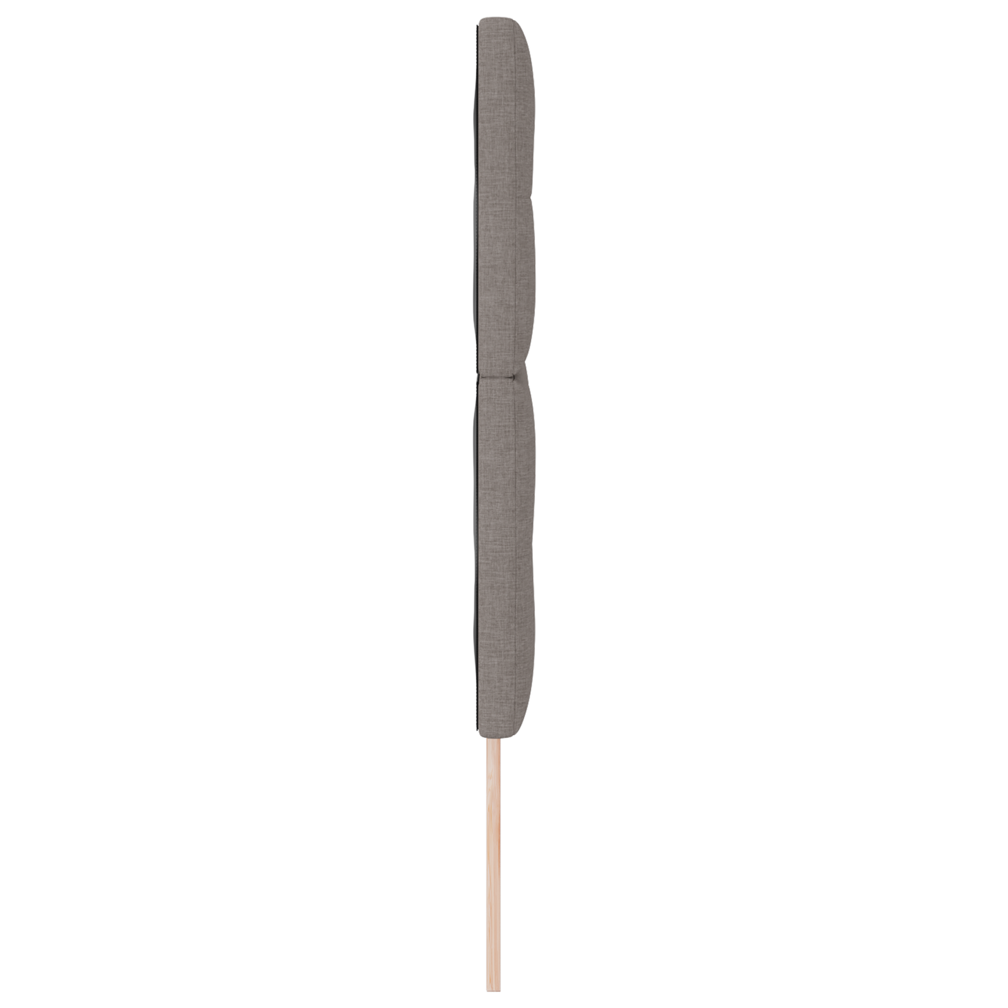 Hovedgavl Knapper Tufted Taupe 140 Cm Stof
