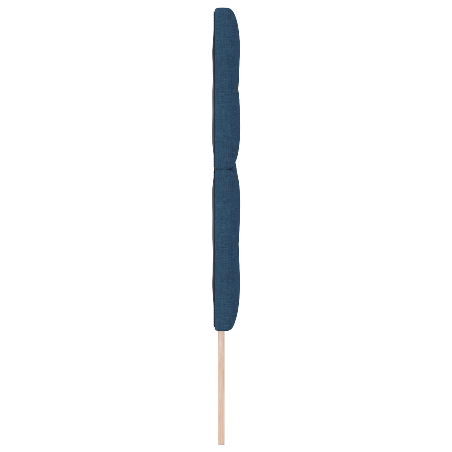 Sengegavl Knappet Blå 140 Cm Stof