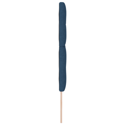 Sengegavl Knappet Blå 140 Cm Stof