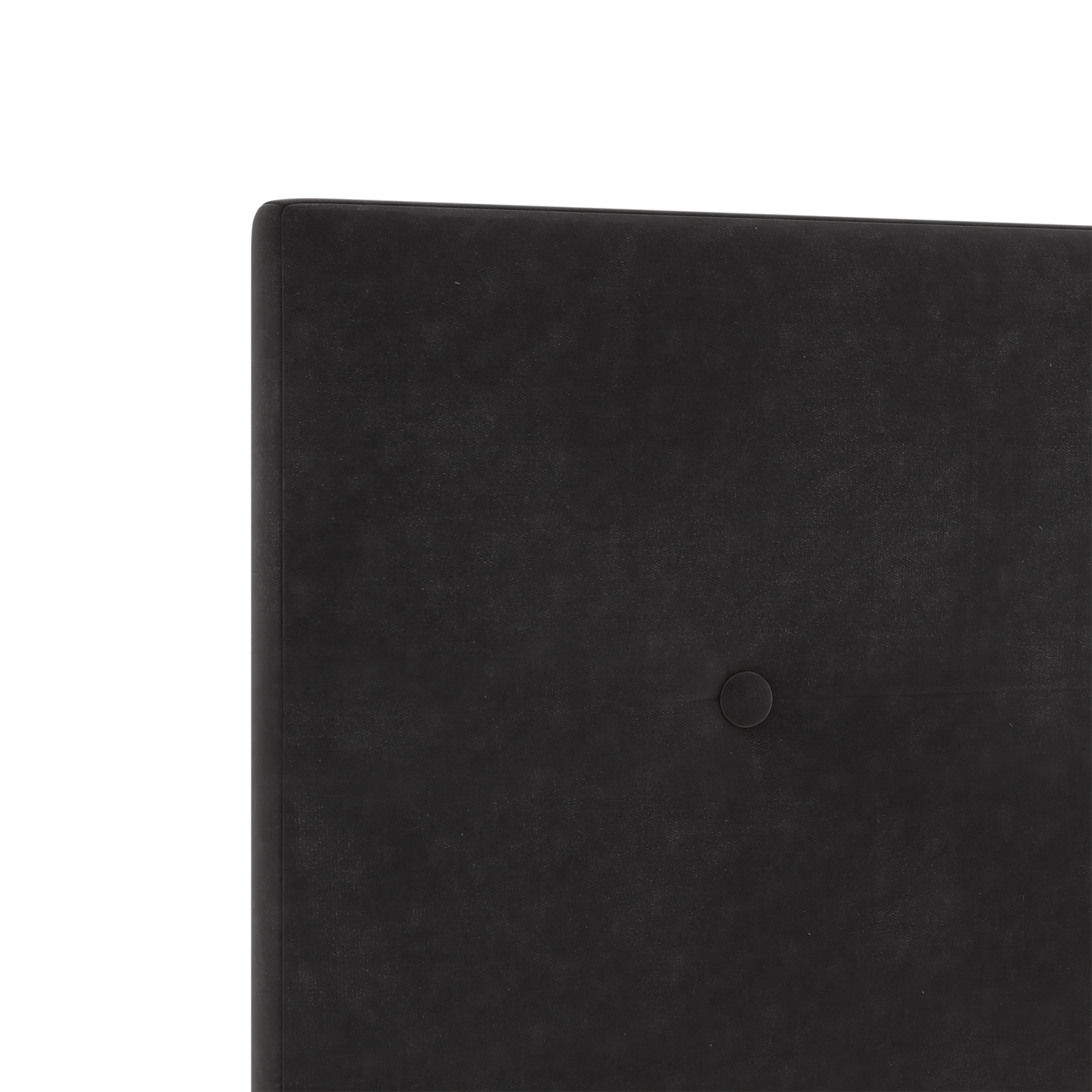 Sengetop Knap Tuftet Sort 140 Cm Velour