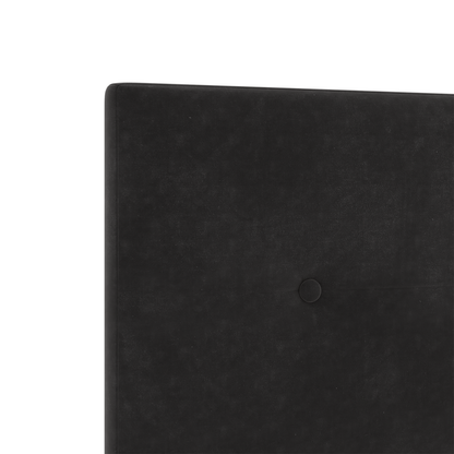 Sengetop Knap Tuftet Sort 140 Cm Velour