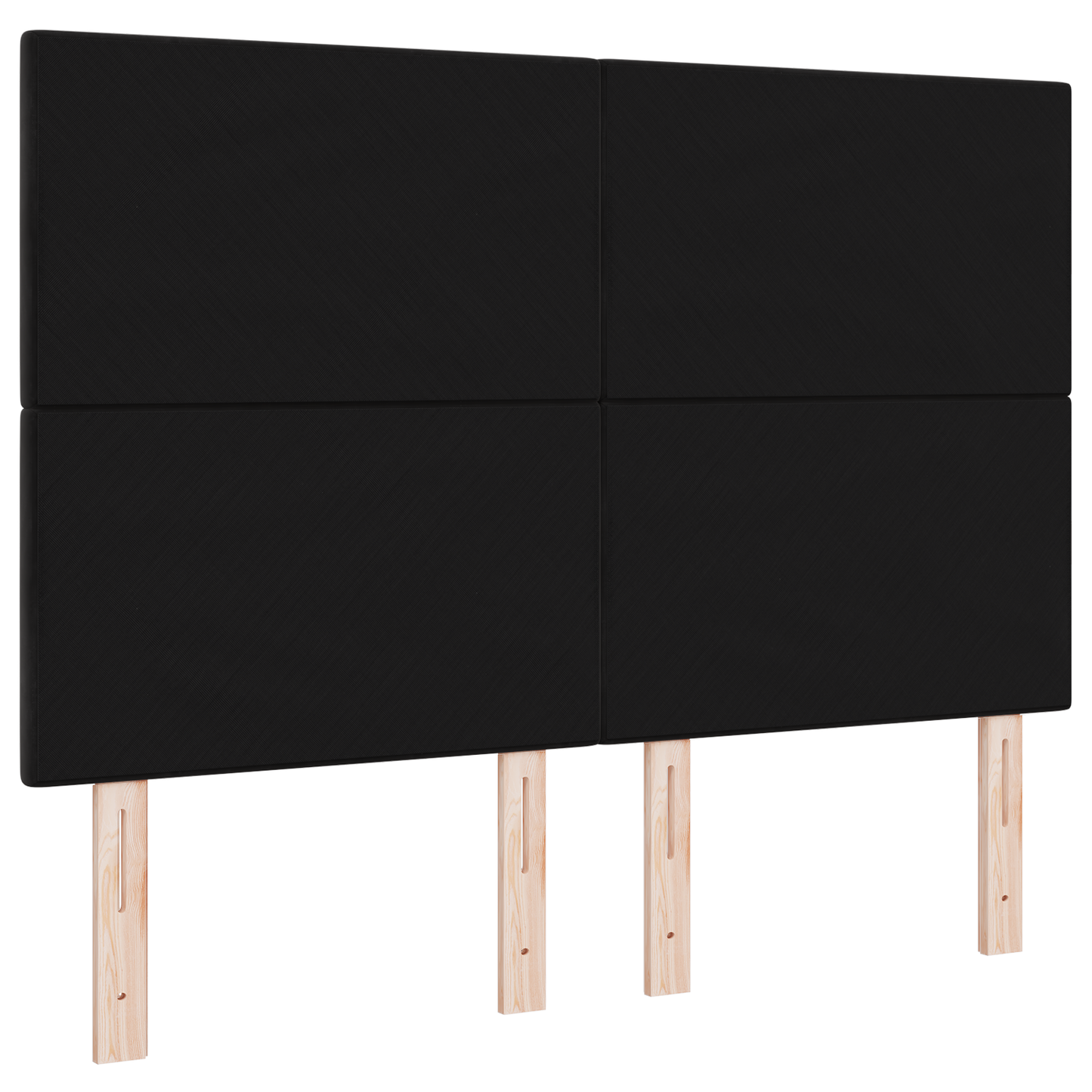 Sengetop Knap Tuftet Sort 140 Cm Velour