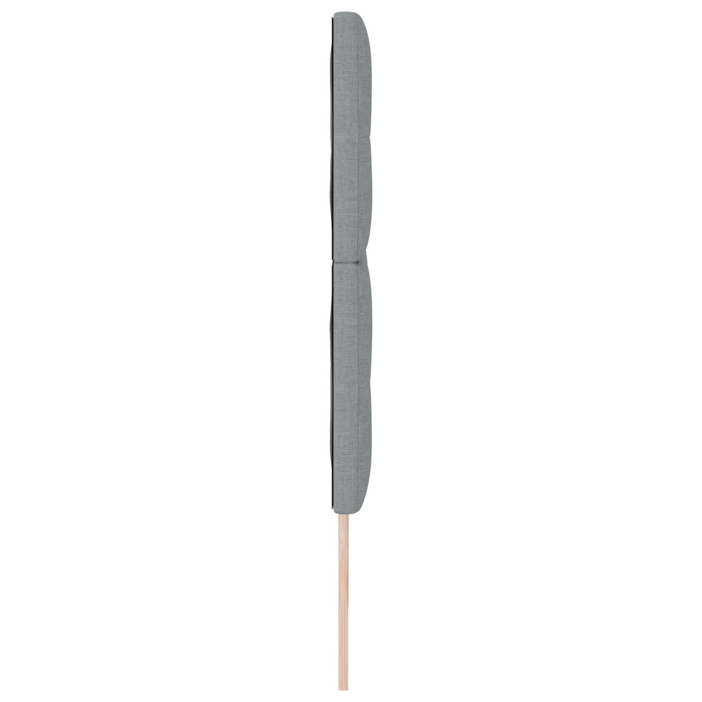 Senggavl Knap Tuftet Lysegrå 180 Cm Stof