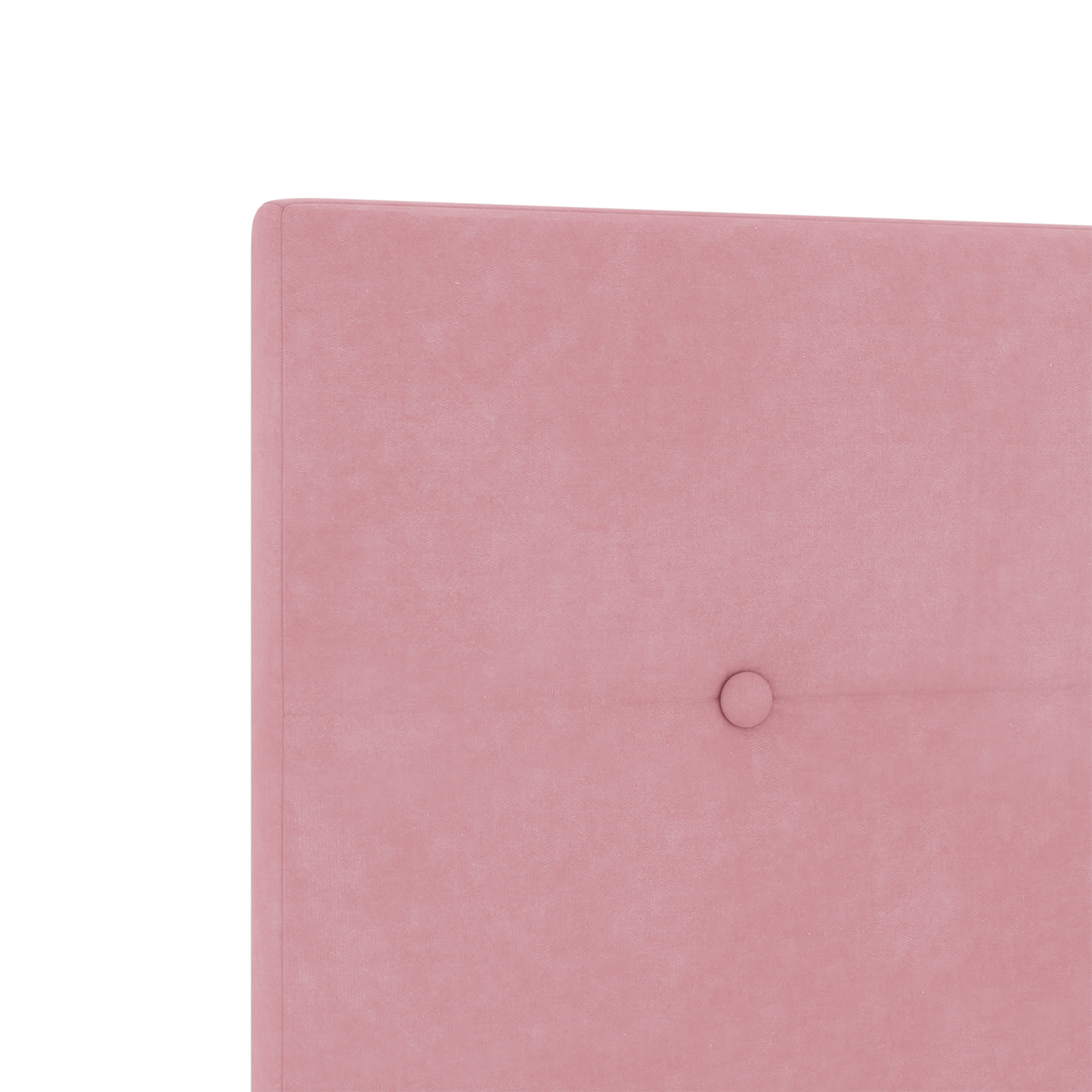 Hovedgærde Knapbetrukket Pink 180 Cm Fløjl