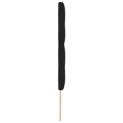 Sengegavl Med Knapper Sort 200 Cm Stof