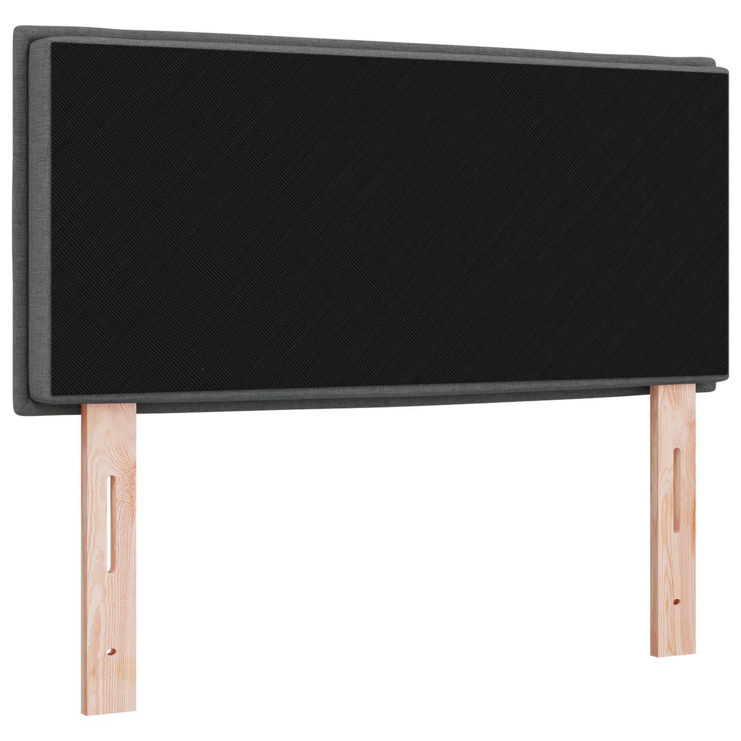 Led Hovedgavl Linjer Design Mørkegrå 90 Cm Stof - billede 7